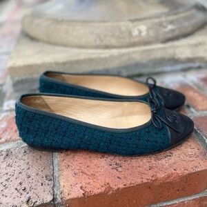 Chanel Tweed Ballet Flats size 38